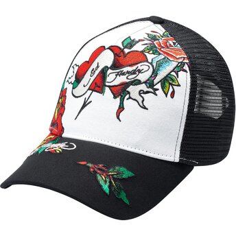 Czapki zakrzywiona czarny snapback Love Ed Ed Hardy