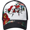 czapki-zakrzywiona-czarny-snapback-love-ed-ed-hardy