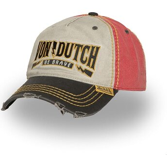 Czapki zakrzywiona wielokolorowy taśma regulowana RETRO08 Von Dutch
