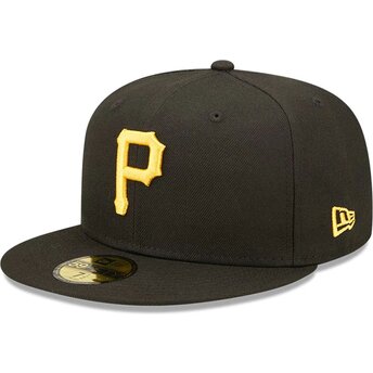 Czapki płaska czarny dopasowany 59FIFTY AC Perf Pittsburgh Pirates MLB New Era