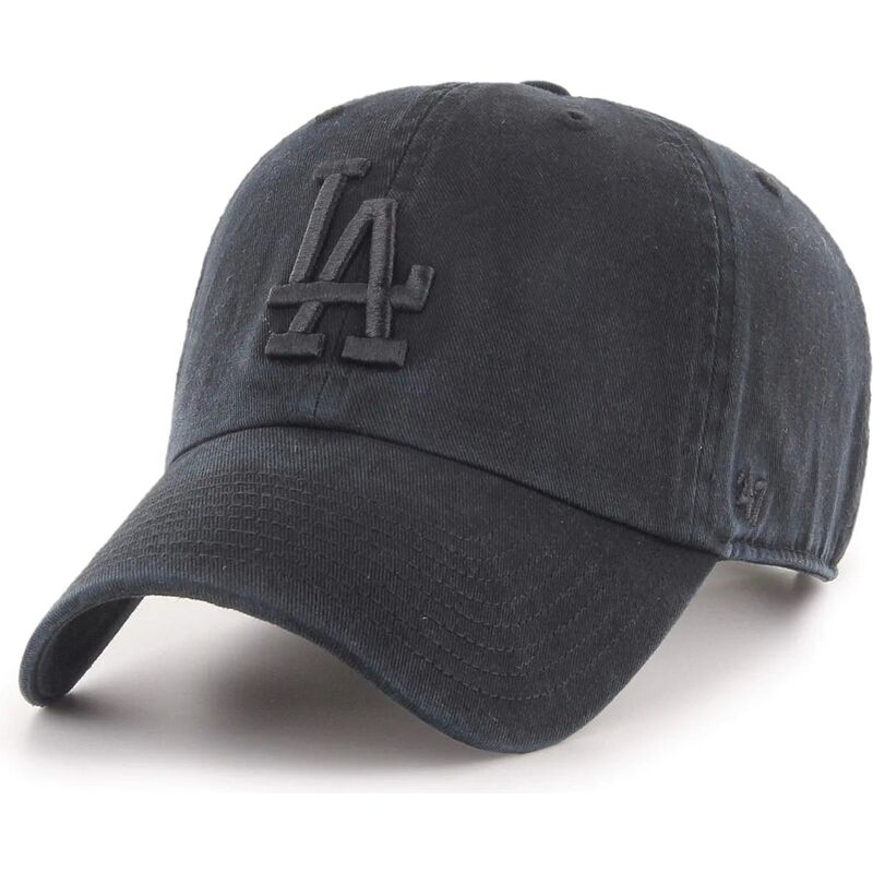 czapki-zakrzywiona-czarny-tasma-regulowana-clean-up-tonal-los-angeles-dodgers-mlb-47-brand