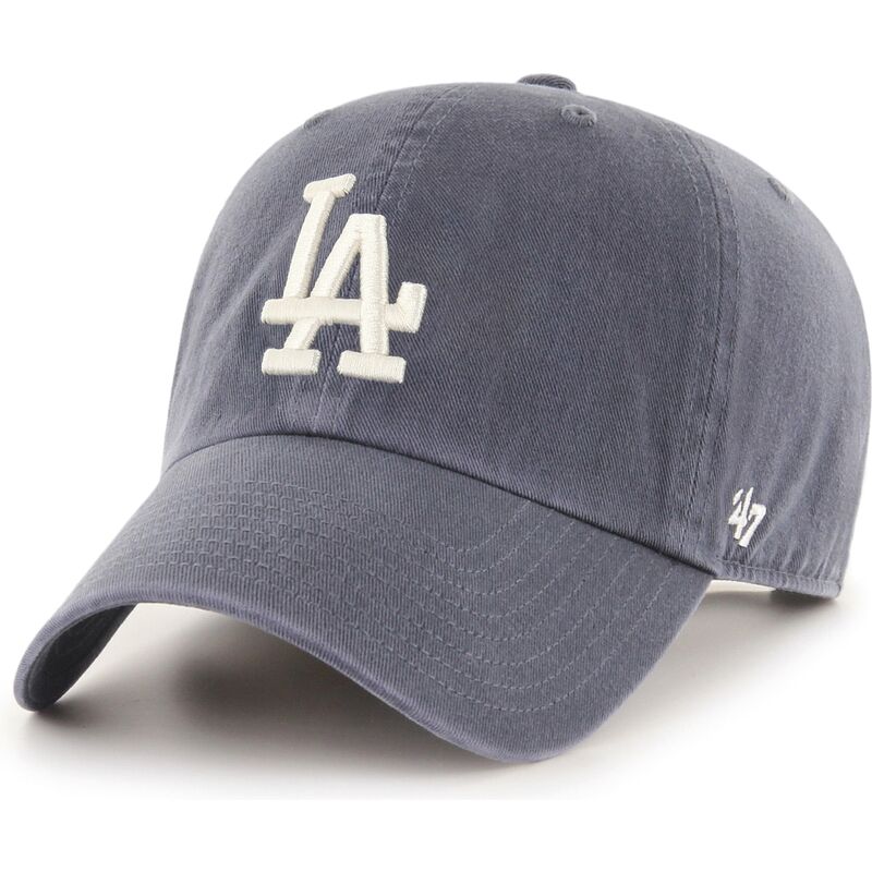 czapki-zakrzywiona-szary-tasma-regulowana-clean-up-vintage-navy-los-angeles-dodgers-mlb-47-brand czapki-zakrzywiona-szary-tasma-regulowana-clean-up-vintage-navy-los-angeles-dodgers-mlb-47-brand
