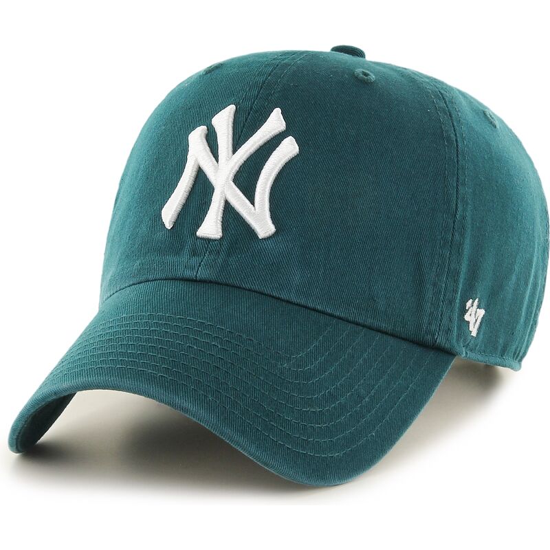 czapki-zakrzywiona-zielony-tasma-regulowana-clean-up-no-loop-label-pacific-green-new-york-yankees-mlb-47-brand czapki-zakrzywiona-zielony-tasma-regulowana-clean-up-no-loop-label-pacific-green-new-york-yankees-mlb-47-brand