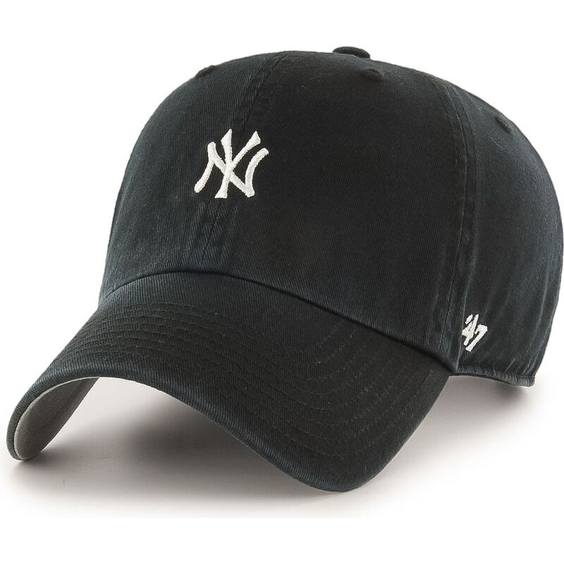 czapki-zakrzywiona-czarny-tasma-regulowana-clean-up-base-runner-mini-new-york-yankees-mlb-47-brand czapki-zakrzywiona-czarny-tasma-regulowana-clean-up-base-runner-mini-new-york-yankees-mlb-47-brand