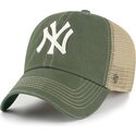 czapki-zakrzywiona-zielony-snapback-clean-up-trawler-new-york-yankees-mlb-47-brand
