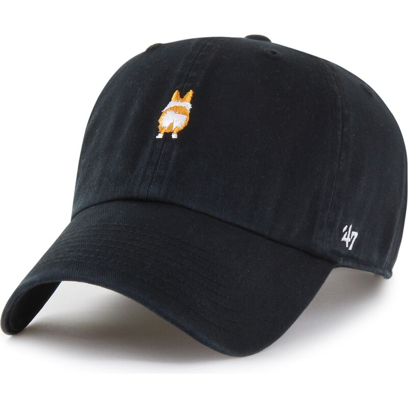 czapki-zakrzywiona-czarny-tasma-regulowana-clean-up-base-runner-icon-dog-47-brand