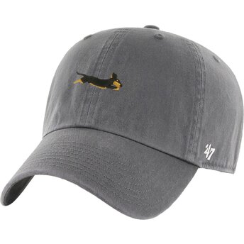 Czapki zakrzywiona szary taśma regulowana Clean Up Base Runner Icon Dog 47 Brand