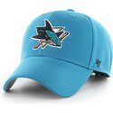 czapki-zakrzywiona-niebieski-tasma-regulowana-mvp-dark-teal-san-jose-sharks-nhl-47-brand