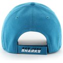 czapki-zakrzywiona-niebieski-tasma-regulowana-mvp-dark-teal-san-jose-sharks-nhl-47-brand