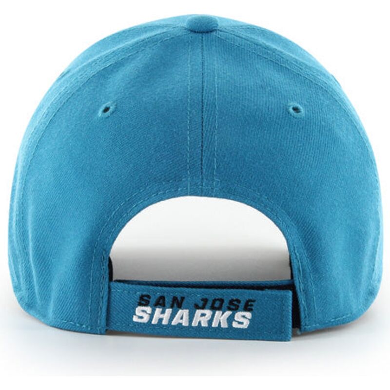 czapki-zakrzywiona-niebieski-tasma-regulowana-mvp-dark-teal-san-jose-sharks-nhl-47-brand