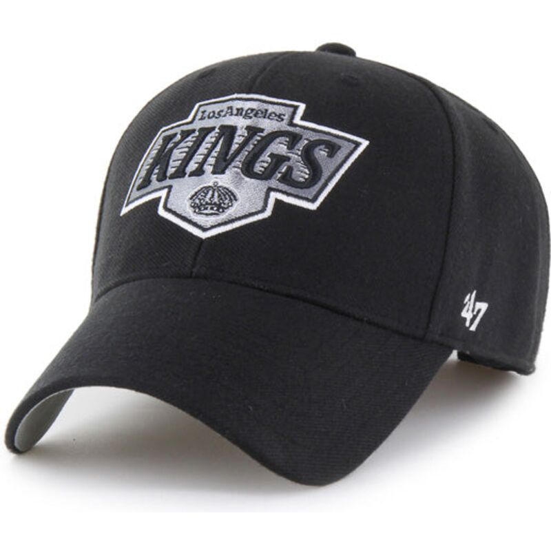 czapki-zakrzywiona-czarny-tasma-regulowana-mvp-essential-los-angeles-kings-nhl-47-brand