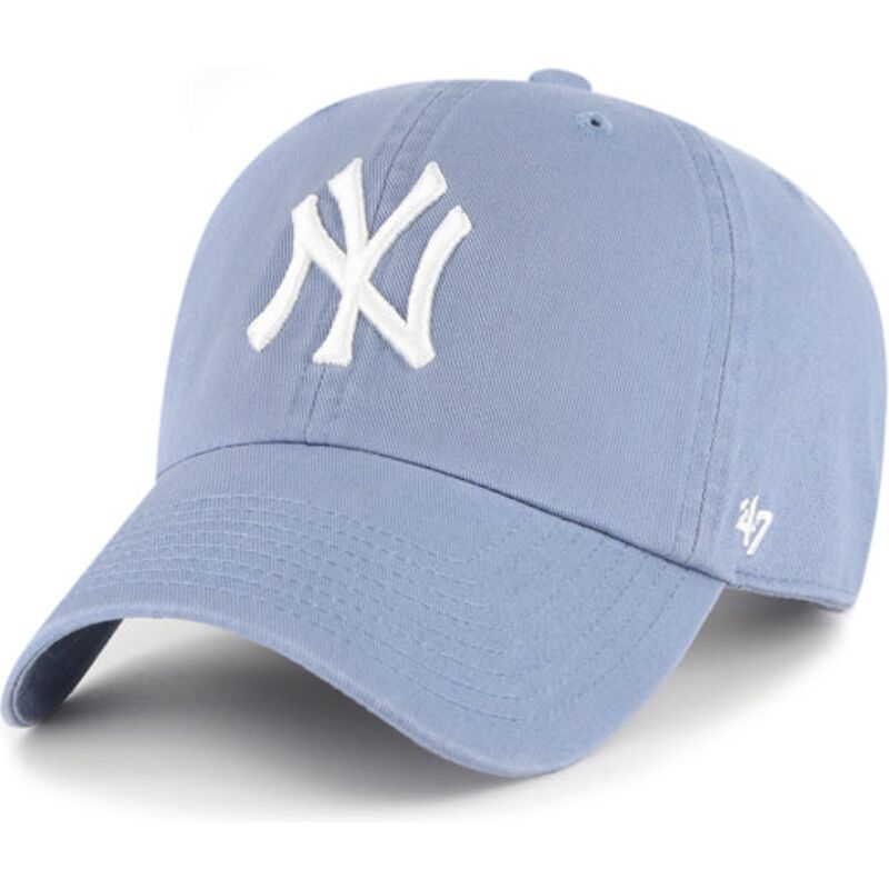czapki-zakrzywiona-niebieski-tasma-regulowana-clean-up-vapor-new-york-yankees-mlb-47-brand czapki-zakrzywiona-niebieski-tasma-regulowana-clean-up-vapor-new-york-yankees-mlb-47-brand