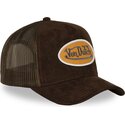 czapki-zakrzywiona-brazowy-snapback-fur14-von-dutch
