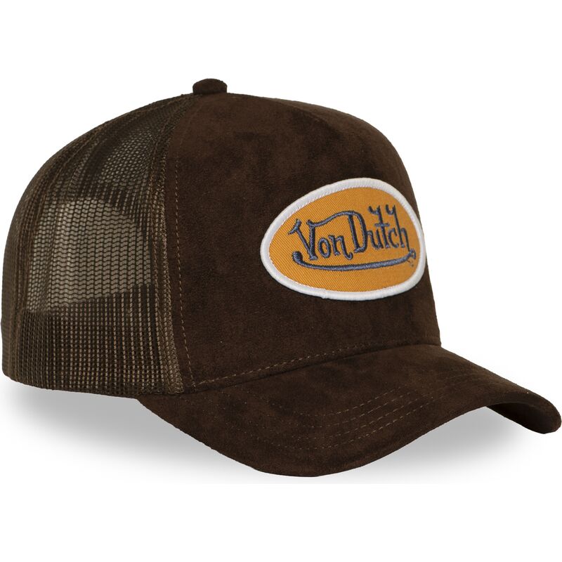 czapki-zakrzywiona-brazowy-snapback-fur14-von-dutch