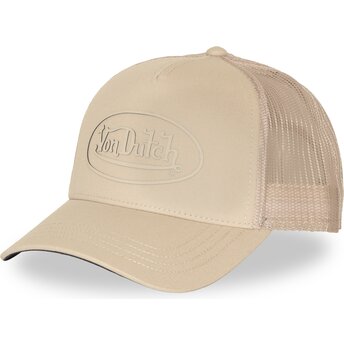 Czapki zakrzywiona beżowy snapback LOG23 Von Dutch