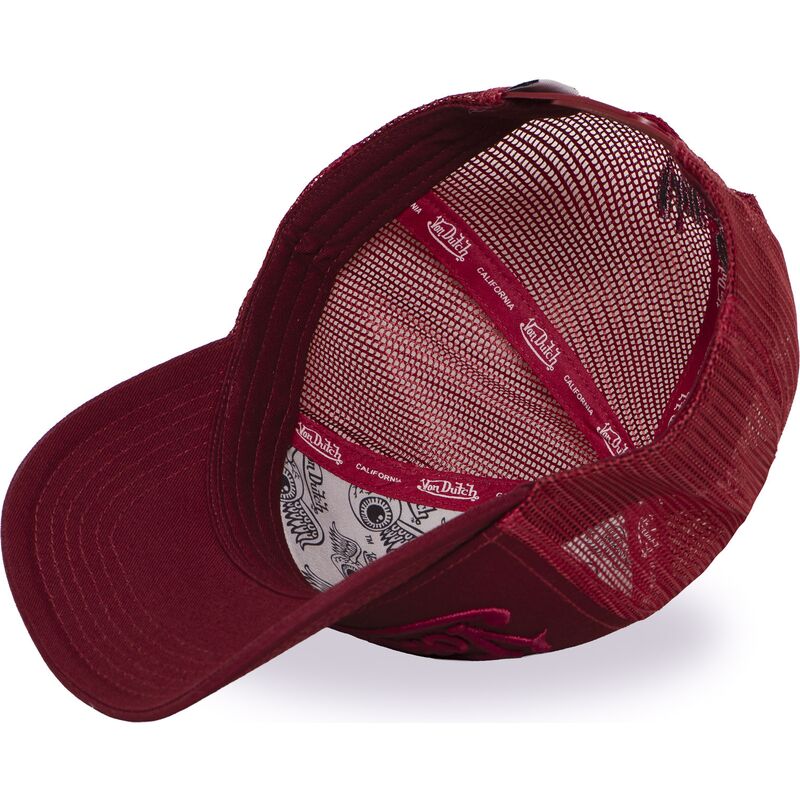 czapki-zakrzywiona-czerwony-snapback-emb07-von-dutch