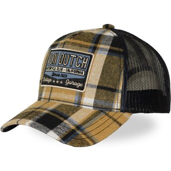 Czapki zakrzywiona żółty snapback CAR11 Von Dutch