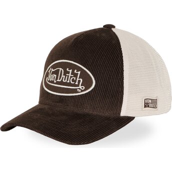 Czapki zakrzywiona brązowy taśma regulowana LOF B49 Von Dutch