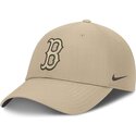 czapki-zakrzywiona-bezowy-tasma-regulowana-club-structured-uv-poly-ripstop-boston-red-sox-mlb-nike