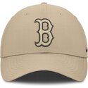 czapki-zakrzywiona-bezowy-tasma-regulowana-club-structured-uv-poly-ripstop-boston-red-sox-mlb-nike