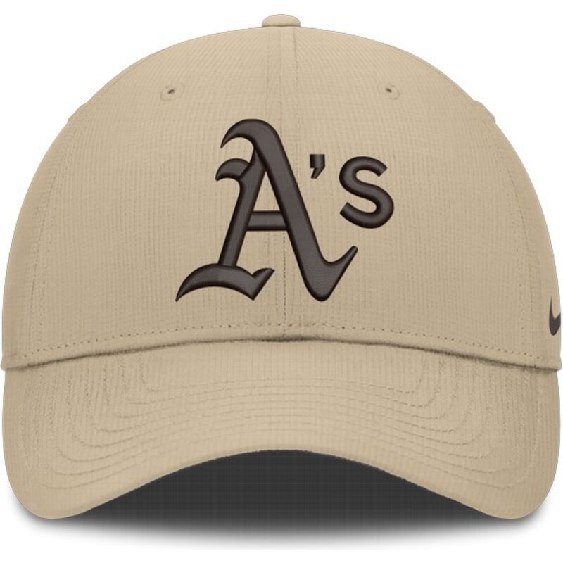 czapki-zakrzywiona-bezowy-tasma-regulowana-structured-uv-poly-ripstop-oakland-athletics-mlb-nike czapki-zakrzywiona-bezowy-tasma-regulowana-structured-uv-poly-ripstop-oakland-athletics-mlb-nike
