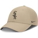 czapki-zakrzywiona-bezowy-tasma-regulowana-club-structured-uv-poly-ripstop-chicago-white-sox-mlb-nike