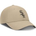 czapki-zakrzywiona-bezowy-tasma-regulowana-club-structured-uv-poly-ripstop-chicago-white-sox-mlb-nike