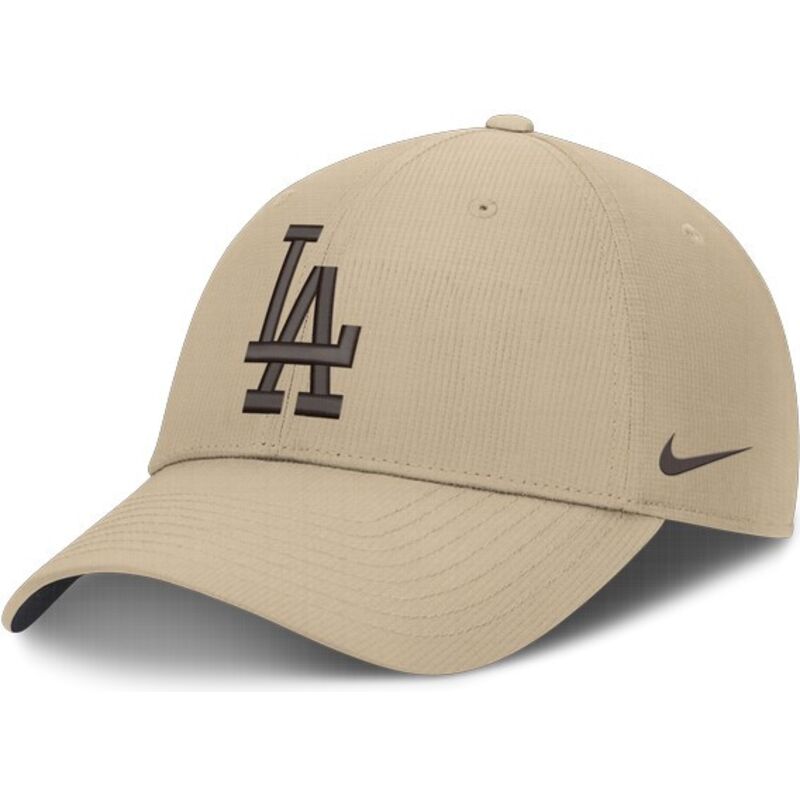 czapki-zakrzywiona-bezowy-tasma-regulowana-club-structured-uv-poly-ripstop-los-angeles-dodgers-mlb-nike czapki-zakrzywiona-bezowy-tasma-regulowana-club-structured-uv-poly-ripstop-los-angeles-dodgers-mlb-nike