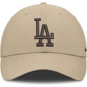 czapki-zakrzywiona-bezowy-tasma-regulowana-club-structured-uv-poly-ripstop-los-angeles-dodgers-mlb-nike