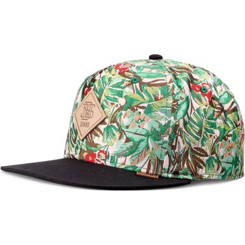 Czapki płaska zielony snapback Woven Jungle Djinns