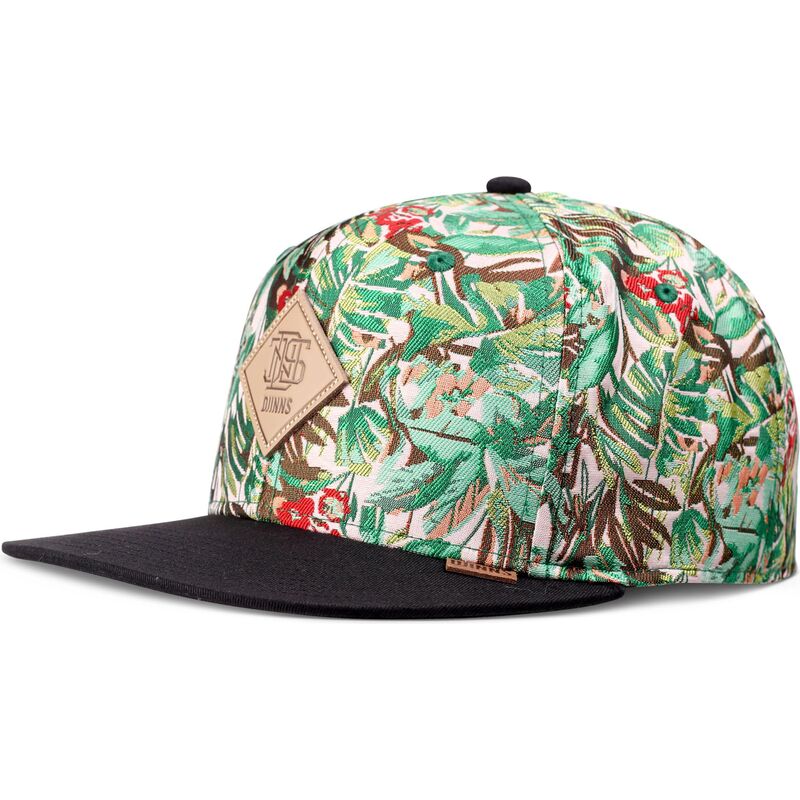 czapki-plaska-zielony-snapback-woven-jungle-djinns