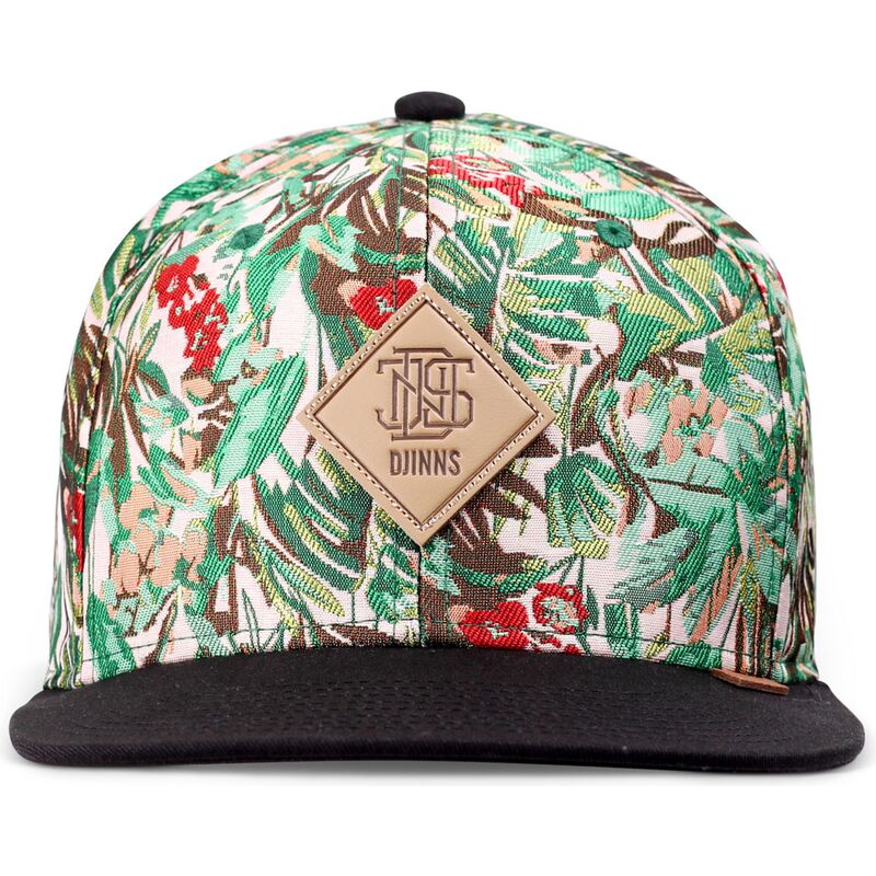 czapki-plaska-zielony-snapback-woven-jungle-djinns