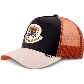 Czapki zakrzywiona czarny snapback HFT Rose Kraken Djinns