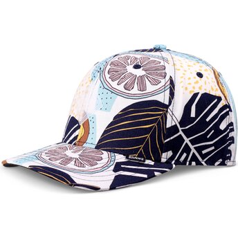 Czapki zakrzywiona niebieski snapback TrueFit Aloha Blue Djinns
