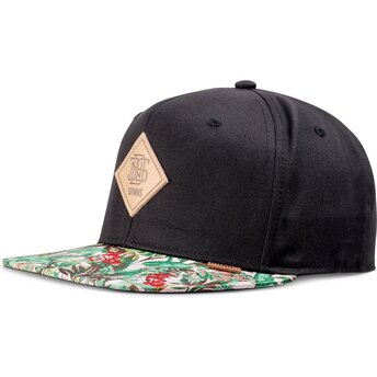 Czapki płaska czarny snapback Woven Jungle Rev Djinns