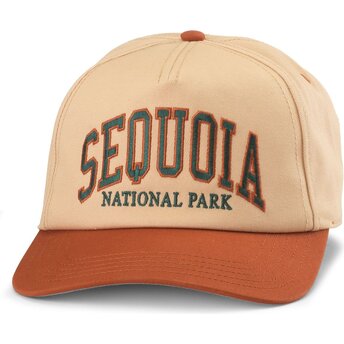 Czapki zakrzywiona brązowy snapback Roscoe Sequoia National Park American Needle