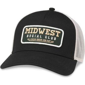 Czapki zakrzywiona czarny snapback Valin Midwest Social Club American Needle