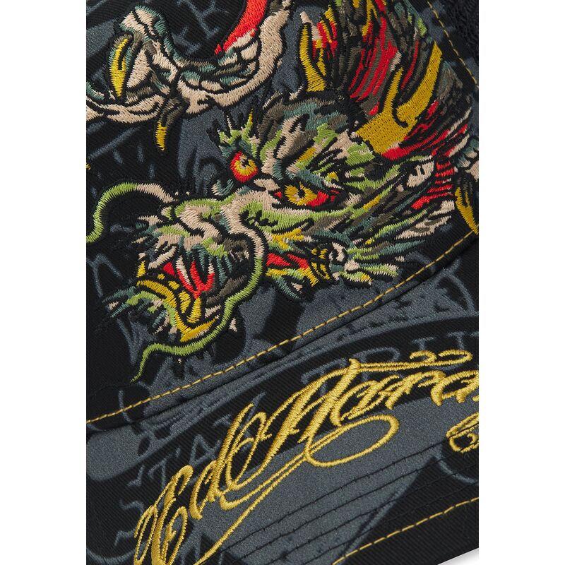 czapki-zakrzywiona-czarny-snapback-crawling-ed-hardy