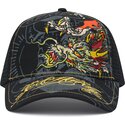 czapki-zakrzywiona-czarny-snapback-crawling-ed-hardy