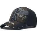 czapki-zakrzywiona-czarny-tasma-regulowana-storming-rose-washed-ed-hardy