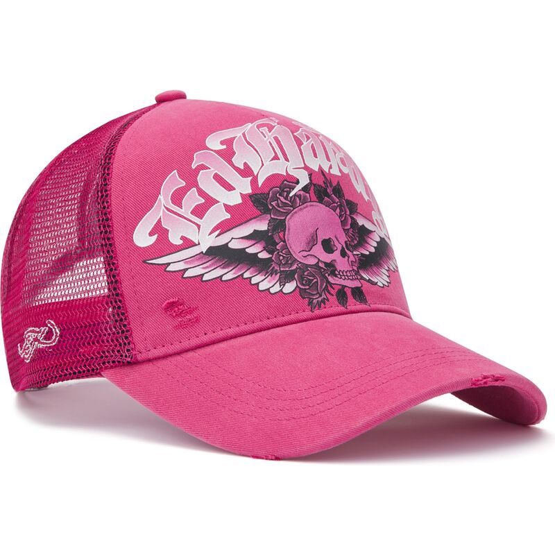 czapki-zakrzywiona-roz-snapback-flaming-gothic-skull-washed-ed-hardy czapki-zakrzywiona-roz-snapback-flaming-gothic-skull-washed-ed-hardy