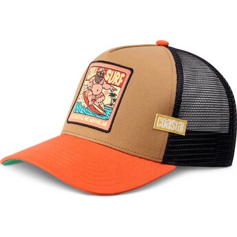 Czapki zakrzywiona brązowy snapback HFT Chill Surf Coastal
