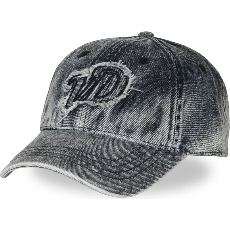 czapki-zakrzywiona-niebieski-tasma-regulowana-denim-fringe-von-dutch