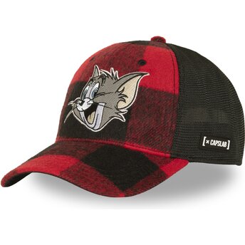 Czapki zakrzywiona czerwony snapback TAJ9 Tom Looney Tunes Capslab