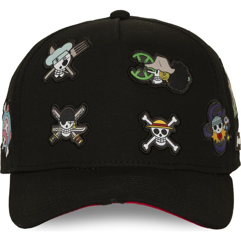czapki-zakrzywiona-czarny-snapback-op8-fla-piraci-slomkowego-kapelusza-one-piece-capslab czapki-zakrzywiona-czarny-snapback-op8-fla-piraci-slomkowego-kapelusza-one-piece-capslab