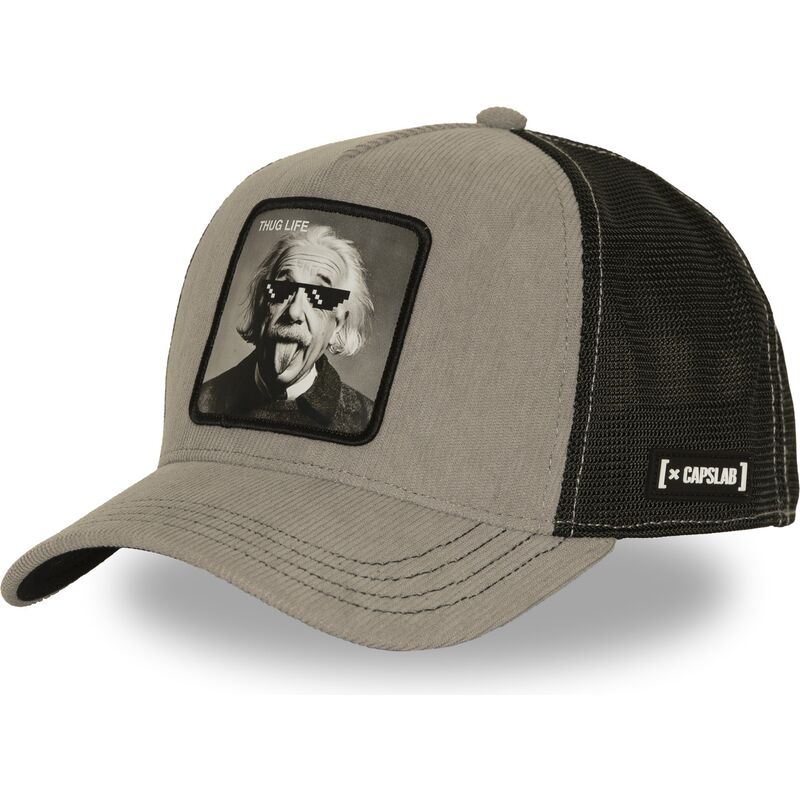 czapki-zakrzywiona-szary-snapback-thug-life-art1-thug-albert-einstein-famous-capslab czapki-zakrzywiona-szary-snapback-thug-life-art1-thug-albert-einstein-famous-capslab