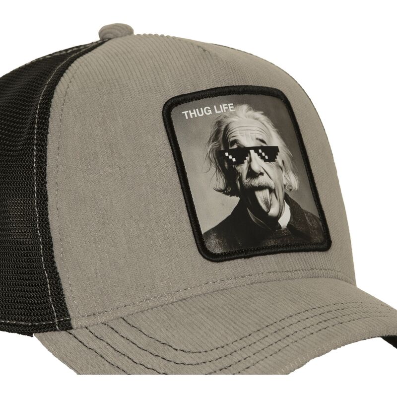 czapki-zakrzywiona-szary-snapback-thug-life-art1-thug-albert-einstein-famous-capslab czapki-zakrzywiona-szary-snapback-thug-life-art1-thug-albert-einstein-famous-capslab