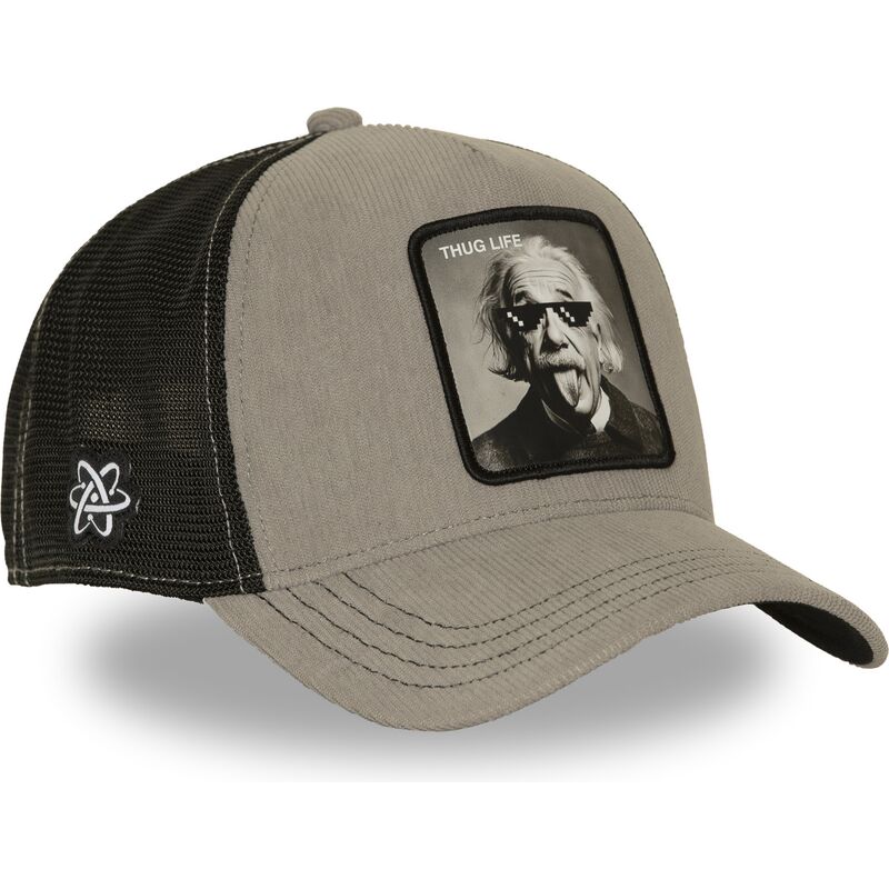 czapki-zakrzywiona-szary-snapback-thug-life-art1-thug-albert-einstein-famous-capslab czapki-zakrzywiona-szary-snapback-thug-life-art1-thug-albert-einstein-famous-capslab