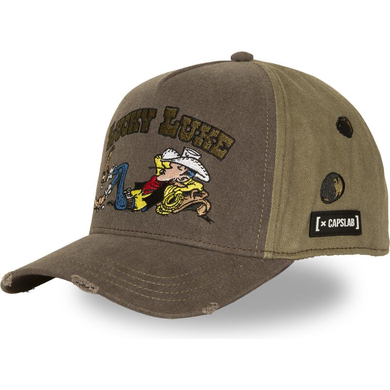 czapki-zakrzywiona-brazowy-snapback-lck4-luc-lucky-luke-capslab czapki-zakrzywiona-brazowy-snapback-lck4-luc-lucky-luke-capslab