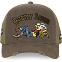 czapki-zakrzywiona-brazowy-snapback-lck4-luc-lucky-luke-capslab